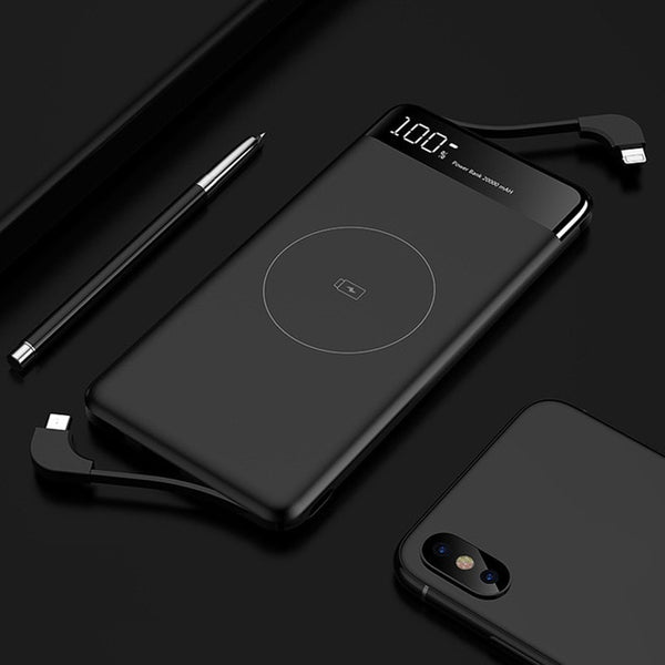 External Battery Fast Wireless Charging Power bank