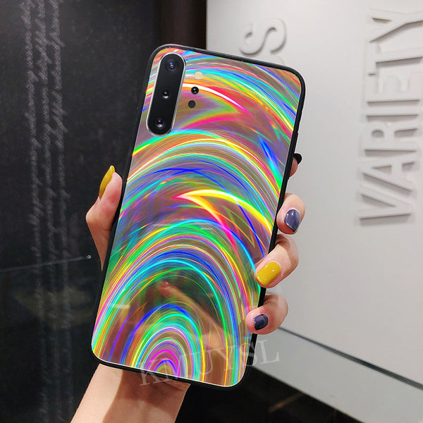 Rainbow Mirror Glossy Case For Samsung