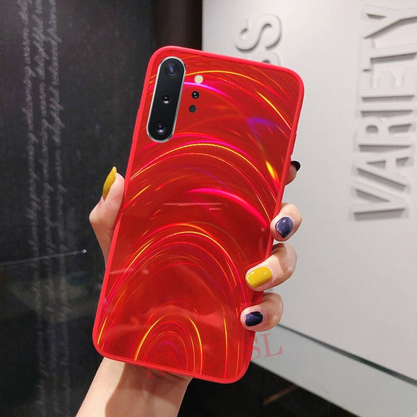 Rainbow Mirror Glossy Case For Samsung