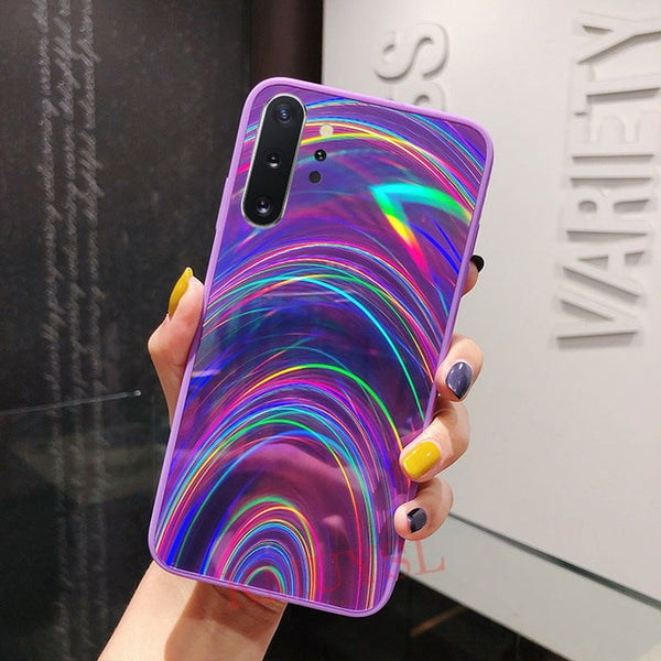 Rainbow Mirror Glossy Case For Samsung