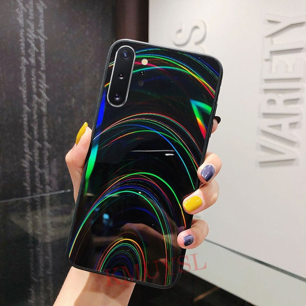 Rainbow Mirror Glossy Case For Samsung