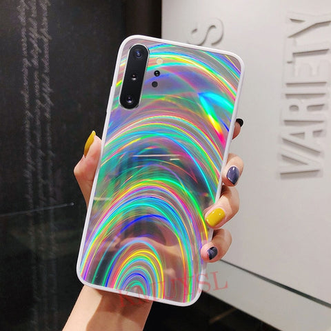 Rainbow Mirror Glossy Case For Samsung