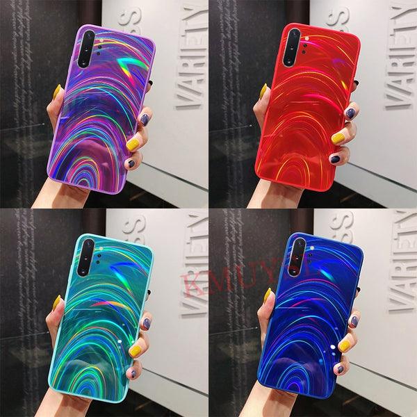 Rainbow Mirror Glossy Case For Samsung