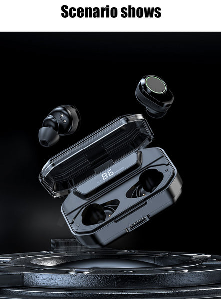Bluetooth Earphone with Microphone Sport Waterproof Headset+3300mAh