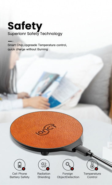 10W Fast Wireless Charger for iPhone & Samsung