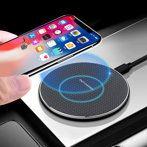 18W Qi Wireless Charger Receiver for iPhone & for Samsung