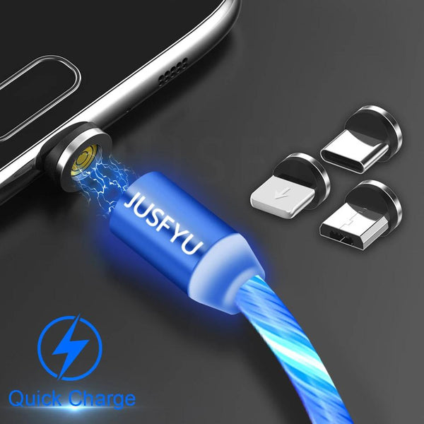 Magnetic Lighting USB Cable Fast Charging
