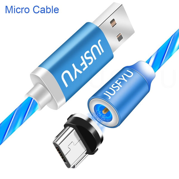 Magnetic Lighting USB Cable Fast Charging