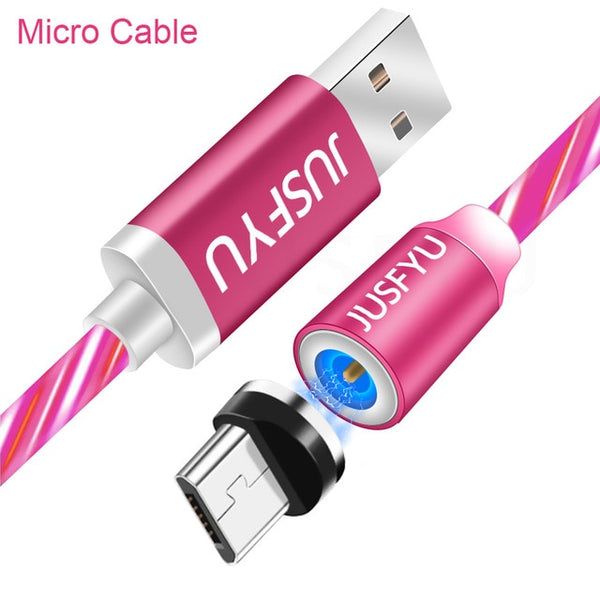 Magnetic Lighting USB Cable Fast Charging