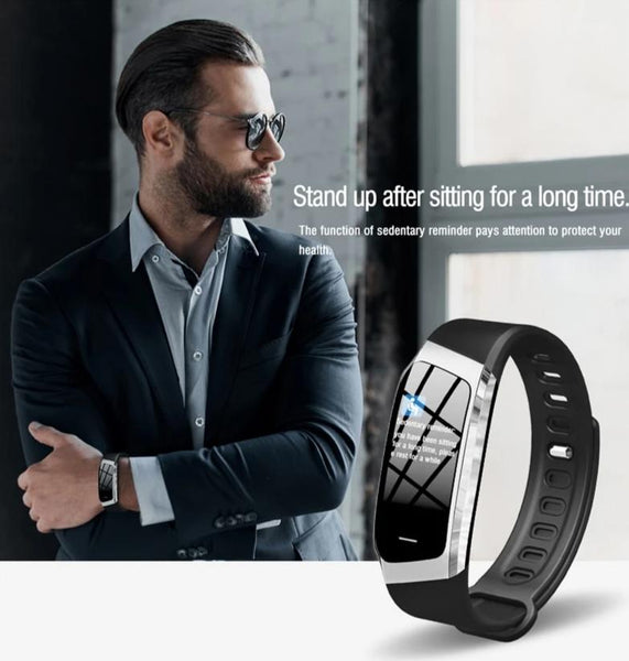 E18 Smart Bracelet Watch Waterproof Men Women Sport Wrist Band