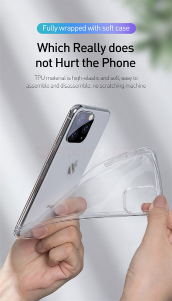 Ultra Thin Clear Silicone Phone Case For iPhone