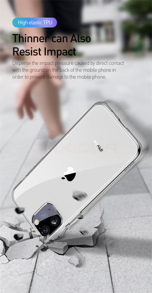 Ultra Thin Clear Silicone Phone Case For iPhone