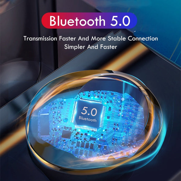 Wireless Bluetooth Headphones IPX7 Waterproof with Microphone