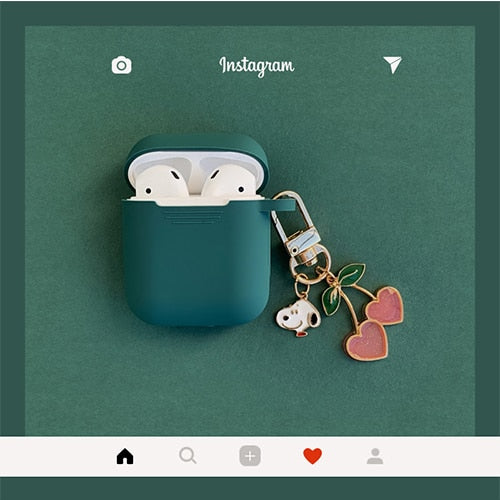 Cute Korean Silicone Case Accessories Bluetooth Earphone Cartoon