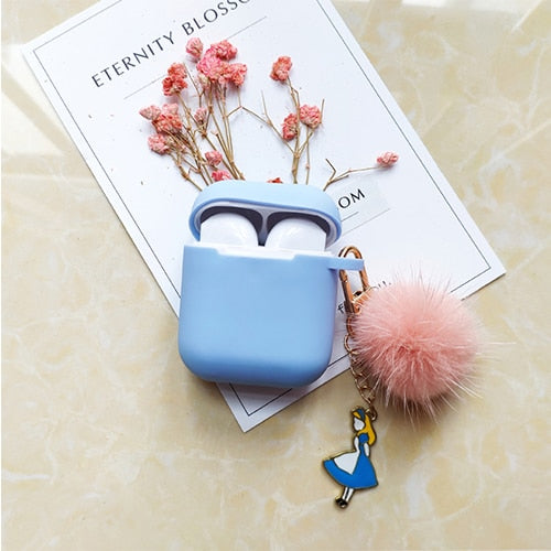 Cute Korean Silicone Case Accessories Bluetooth Earphone Cartoon