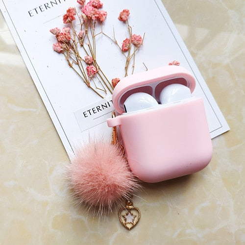 Cute Korean Silicone Case Accessories Bluetooth Earphone Cartoon