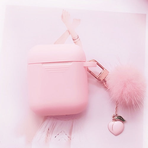 Cute Korean Silicone Case Accessories Bluetooth Earphone Cartoon