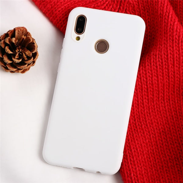Winter New Marble Matte Back Covers For Huawei