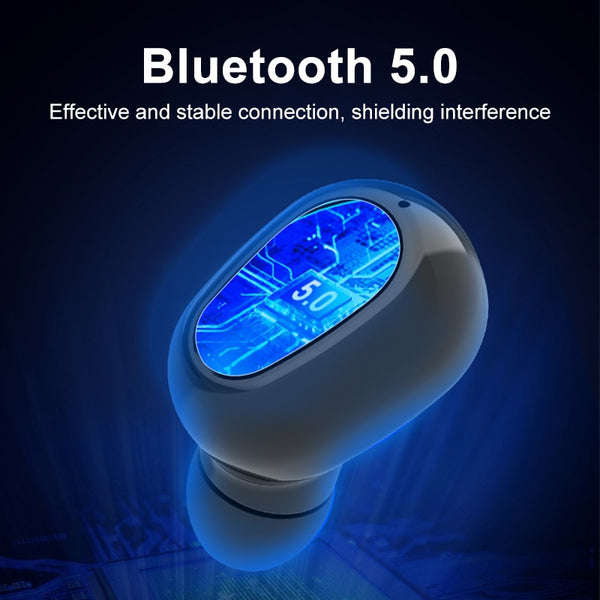 Bluetooth Earphone Wireless Earbuds 5.0 TWS Headsets Dual Earbuds Bass Sound