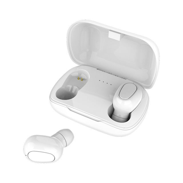 Bluetooth Earphone Wireless Earbuds 5.0 TWS Headsets Dual Earbuds Bass Sound