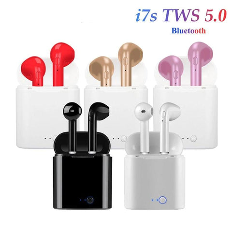 i7s Tws Wireless Headphones Bluetooth Earphones with Mic
