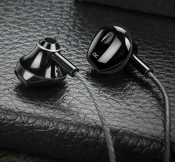 Music Hifi Earphones Wired Headset with Microphone