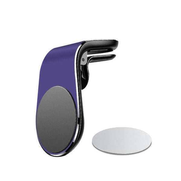 Metal Magnetical Car Phone Holder Mini Air Vent Clip Mount Magnet Mobile Stand