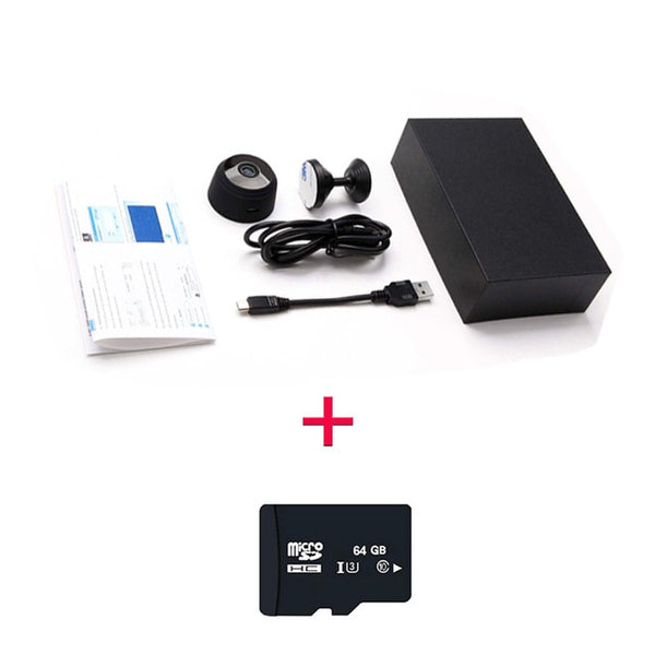 Mini Home Camera Security WiFi, Night Vision 1080 P Wireless Surveillance Camera
