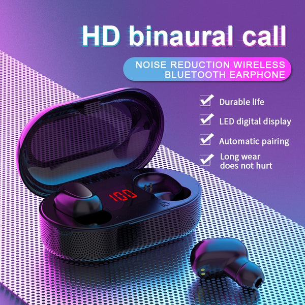 Bluetooth Earphone Waterproof  With Microphone