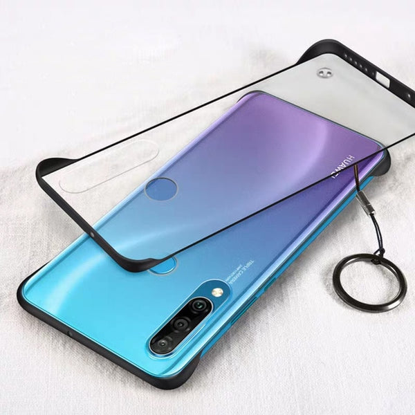 Rimless Matte Phone Case Coque Transparent For Huawei
