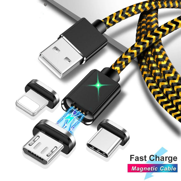 Magnetic Fast Charging Charger Cable For iphone & For Samsung
