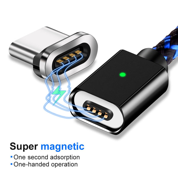 Magnetic Fast Charging Charger Cable For iphone & For Samsung