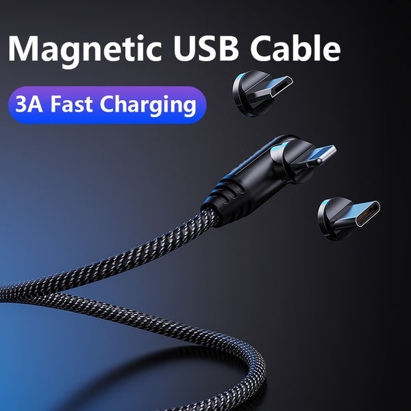 Magnetic Charger Micro USB Cable for iPhone & Xiaomi & Samsung