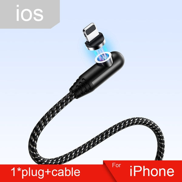 Magnetic Charger Micro USB Cable for iPhone & Xiaomi & Samsung