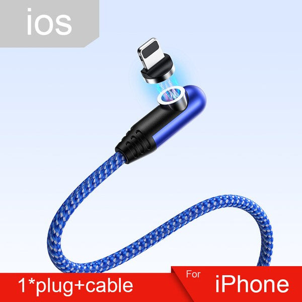 Magnetic Charger Micro USB Cable for iPhone & Xiaomi & Samsung