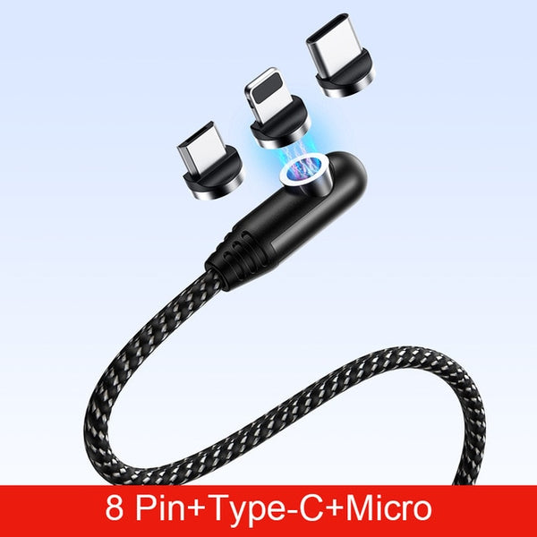 Magnetic Charger Micro USB Cable for iPhone & Xiaomi & Samsung