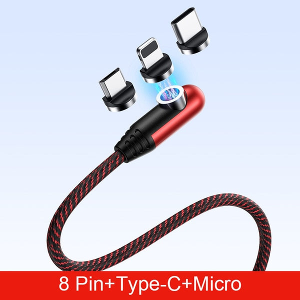 Magnetic Charger Micro USB Cable for iPhone & Xiaomi & Samsung