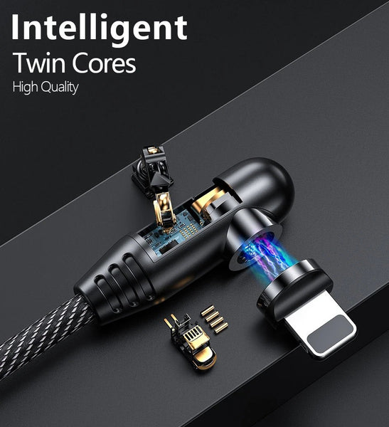 Magnetic Charger Micro USB Cable for iPhone & Xiaomi & Samsung
