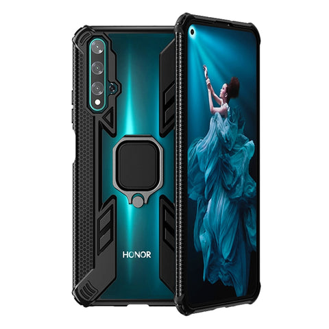 Transparent Armor Case  with Car Ring Holder  For Huawei