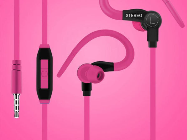 Sports Earphone Headset Antishock Running Headphones With Microphone