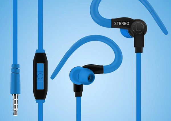 Sports Earphone Headset Antishock Running Headphones With Microphone