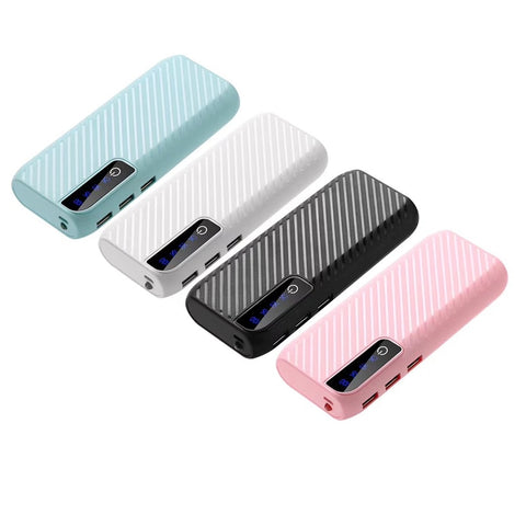 Mini Power Bank Portable Charger 20000 mAh 3 USB Output