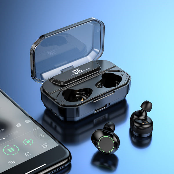 Bluetooth Earphone with Microphone Sport Waterproof Headset+3300mAh