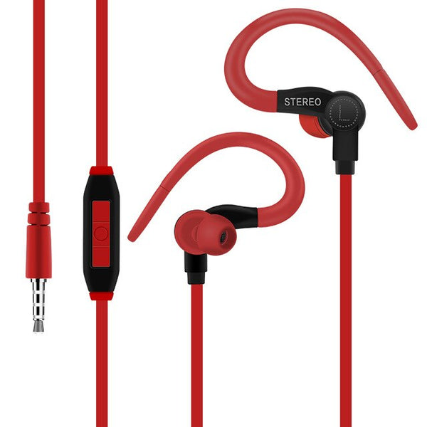 Sports Earphone Headset Antishock Running Headphones With Microphone