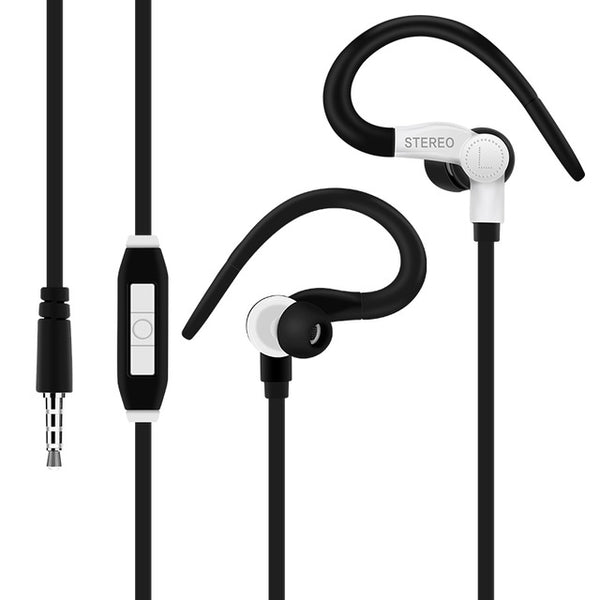 Sports Earphone Headset Antishock Running Headphones With Microphone
