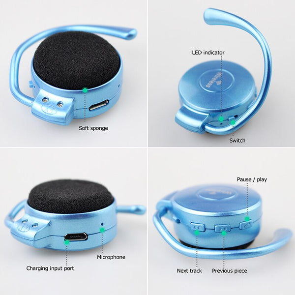 Mini Bluetooth Earphone sport Wireless Headphone with Microphone