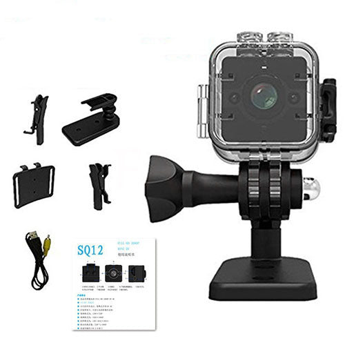 HD Waterproof Mini Camera  1080P Digital Camera Support