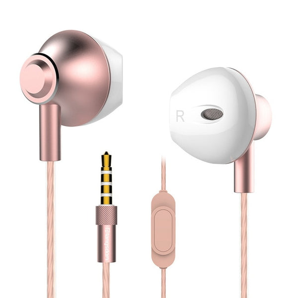 Music Hifi Earphones Wired Headset with Microphone