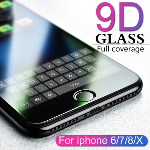 9D protective glass for iPhone