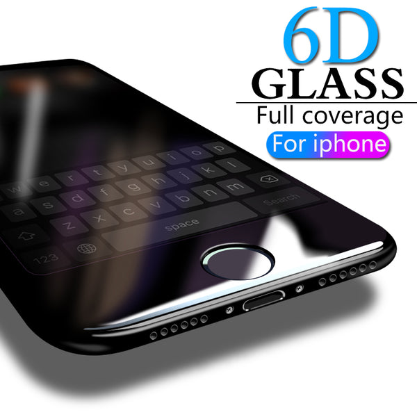 6D Full Cover Tempered Glass For iPhone
